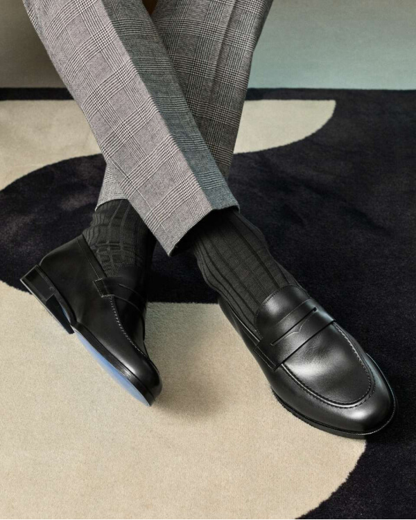 Black penny loafer | Men shoes | In Corio