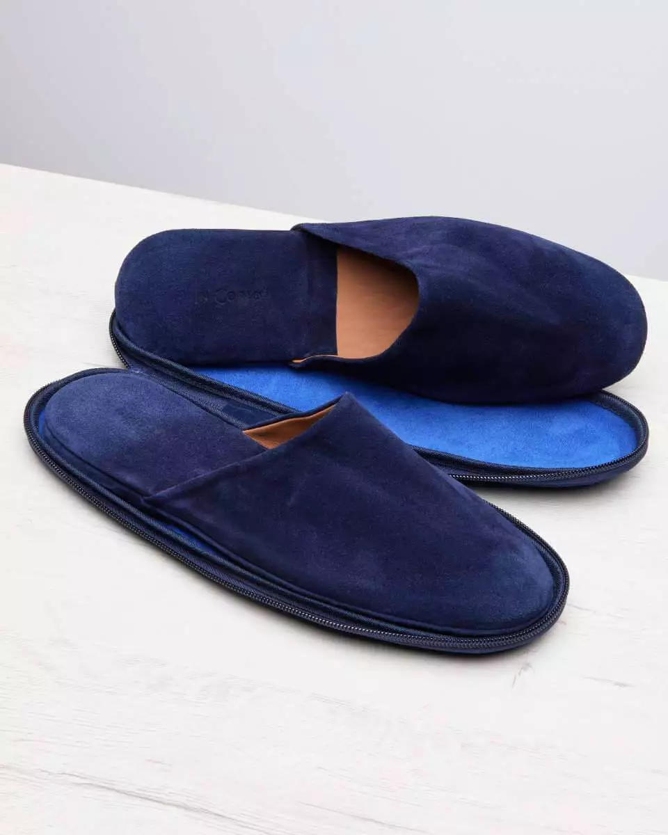 Pantoufles en cuir luxe In Corio